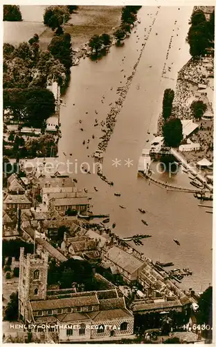 AK / Ansichtskarte Henley on Thames Regatta aerial view Kat. Grossbritannien