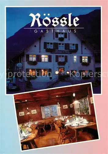 AK / Ansichtskarte Nenzing Vorarlberg Gasthaus Roessle Kat. Nenzing