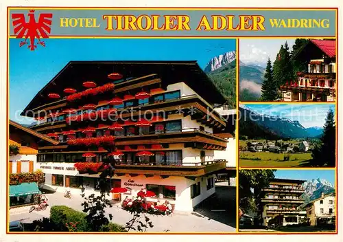 AK / Ansichtskarte Waidring Tirol Hotel Tiroler Adler  Kat. Waidring
