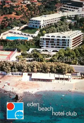 AK / Ansichtskarte Athen Griechenland Eden Beach Hotelclub Fliegeraufnahme Kat. 