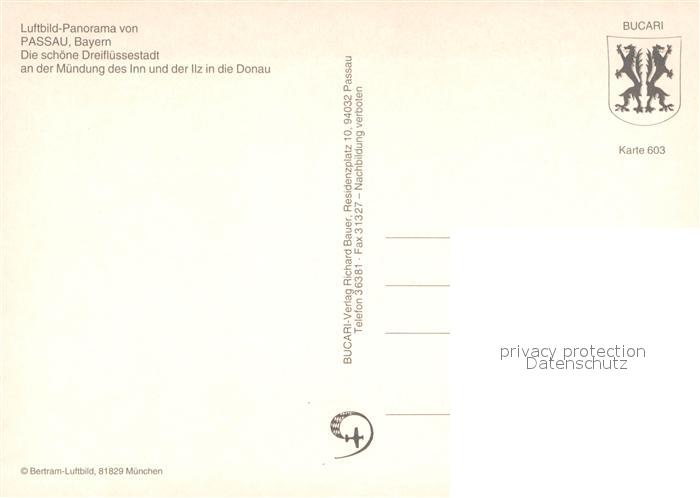 AK / Ansichtskarte Passau Muendung des Inn und der Ilz in die Donau