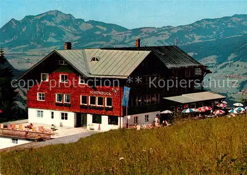 AK / Ansichtskarte Oberstdorf Alpenhotel Schoenblick Allgaeuer Alpen Kat. Oberstdorf