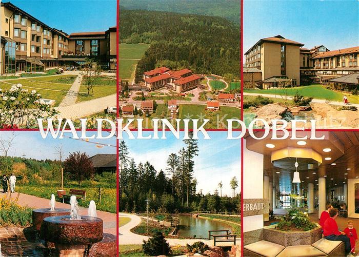 Dobel Schwarzwald Waldklinik Dobel Fliegeraufnahme Kat. Dobel Nr