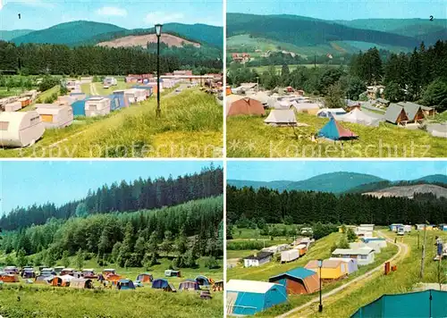 AK / Ansichtskarte Suhl Thueringer Wald Campingplaetze Breitenbach Erlau Manebach Kat. Suhl