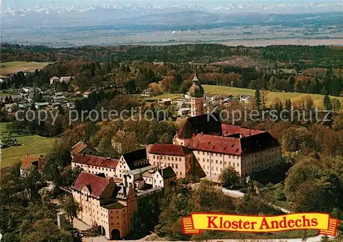AK / Ansichtskarte Kloster Andechs Fliegeraufnahme Kat. Andechs