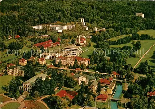 AK / Ansichtskarte Bad Brueckenau Kurklinik und Regena Sanatorium Fliegeraufnahme Kat. Bad Brueckenau