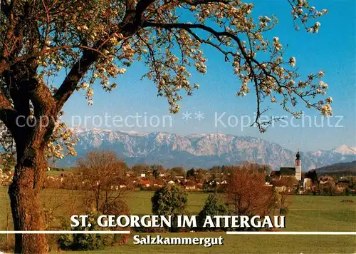 AK / Ansichtskarte St Georgen Attergau Panorama Kat. Voecklabruck