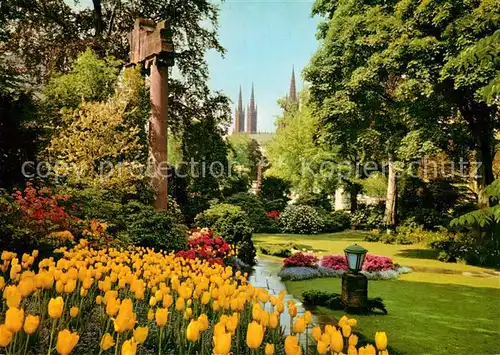 AK / Ansichtskarte Wiesbaden Nizza Plaetzchen Kurpark Kat. Wiesbaden