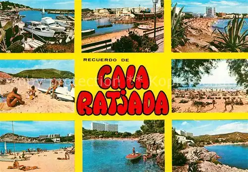 AK / Ansichtskarte Cala Ratjada Mallorca Strand Hafen Panorama Kat. Spanien