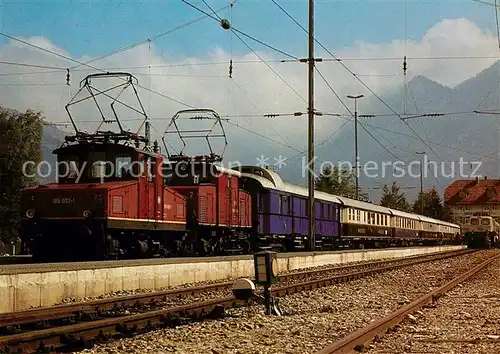 AK / Ansichtskarte Eisenbahn Elektro Lokomotiven 169003 1 169005 6 Deutsche Bundesbahn  Kat. Eisenbahn