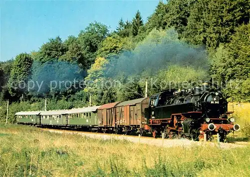 AK / Ansichtskarte Lokomotive Gueterzug Tenderlokomotive 86346 Albtalbahn  Kat. Eisenbahn