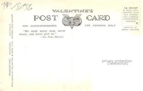 AK / Ansichtskarte Stranraer Dumfries Galloway Lochinch Castle Garden Harbour Pier Castle Kennedy Town Hall War Memorial Valentines Card