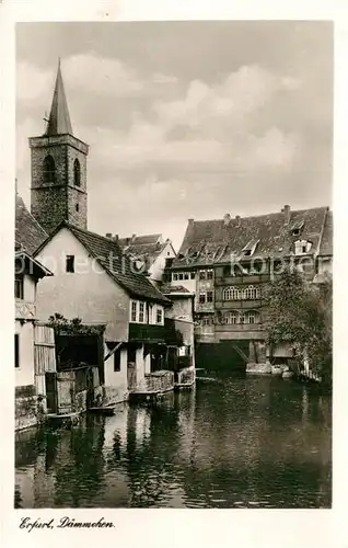 AK / Ansichtskarte Erfurt Daemmchen Kat. Erfurt