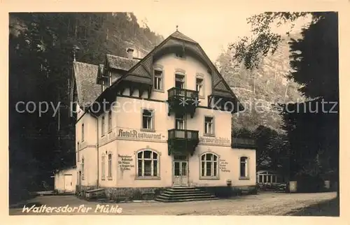 AK / Ansichtskarte Porschdorf Waltersdorfer Muehle Kat. Porschdorf