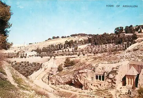 AK / Ansichtskarte Jerusalem Yerushalayim Tomb of Abshalom Kat. Israel
