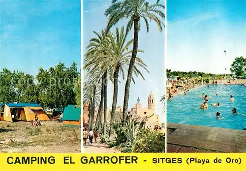 AK / Ansichtskarte Sitges Camping el Garrofer Playa de Oro