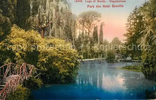 AK / Ansichtskarte Lago di Garda Park Hotel Seevilla Kat. Italien