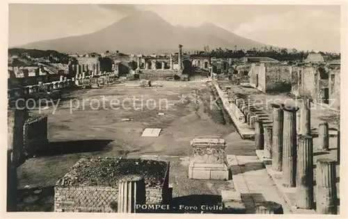 AK / Ansichtskarte Pompei Foro Civile
