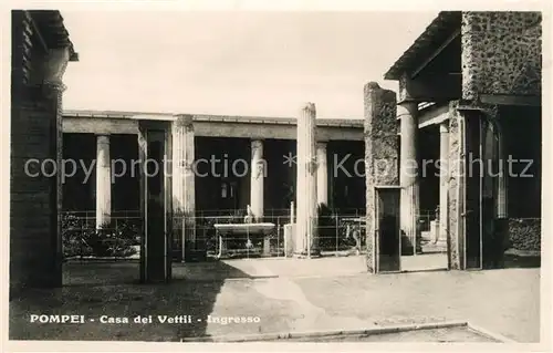 AK / Ansichtskarte Pompei Casa dei Vettii Ingresso