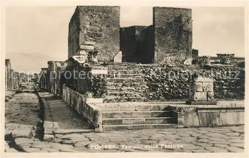 AK / Ansichtskarte Pompei Templo della Fortuna