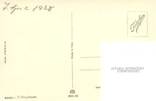 AK / Ansichtskarte Roma Rom Campidoglio Kat. 
