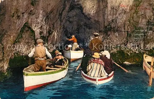 AK / Ansichtskarte Capri Grotte Boote Kat. Golfo di Napoli