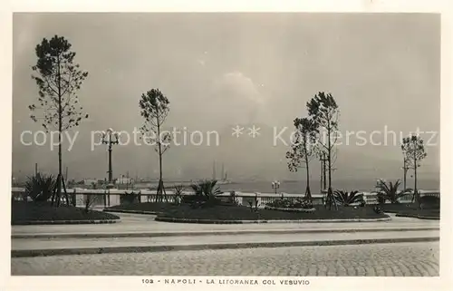 AK / Ansichtskarte Napoli Neapel La Litoranea col Vesuvio Kat. Napoli