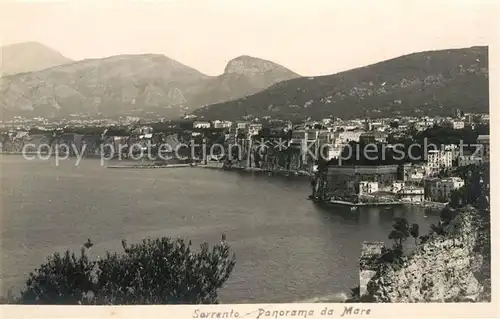 AK / Ansichtskarte Sorrento Campania Panorama Kat. Sorrento