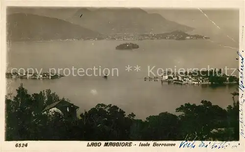 AK / Ansichtskarte Isole Borromee Lago Maggiore Panorama Kat. Italien
