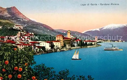AK / Ansichtskarte Gardone Riviera Lago di Garda Panorama Kat. Italien
