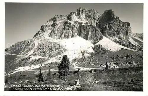 AK / Ansichtskarte Falzaregopass Albergo Marmolada Lagazvoi Kat. Italien