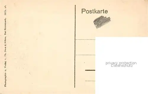 AK / Ansichtskarte Kreuznach Bad Nahe Kauzenberg Kat. Bad Kreuznach