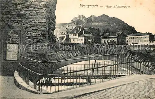 AK / Ansichtskarte Kreuznach Bad Alte Stadtmauer Kat. Bad Kreuznach