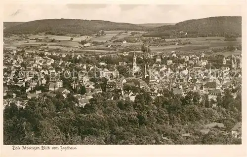 AK / Ansichtskarte Kissingen Bad Panorama Blick vom Jagdhaus Kat. Bad Kissingen