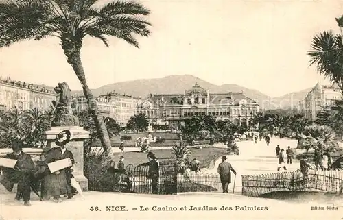 AK / Ansichtskarte Nice Alpes Maritimes Casino Jardins des Palmiers Kat. Nice