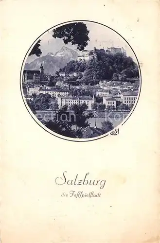 AK / Ansichtskarte Salzburg Oesterreich Die Festspielstadt Burgpartie Kat. Salzburg