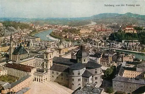 AK / Ansichtskarte Salzburg Oesterreich Blick von der Festung Kat. Salzburg