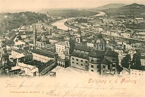 AK / Ansichtskarte Salzburg Oesterreich Blick von der Festung Kat. Salzburg