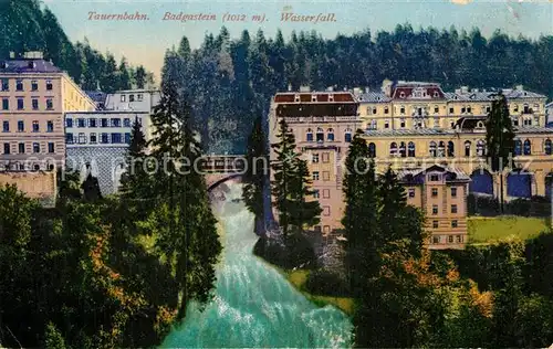 AK / Ansichtskarte Bad Gastein Tauernbahn Wasserfall Kat. Bad Gastein