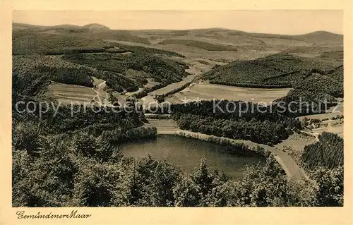 AK / Ansichtskarte Gemuendener Maar Panorama Kat. Schleiden