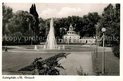 AK / Ansichtskarte Ludwigshafen Rhein Ebertpark Kat. Ludwigshafen am Rhein