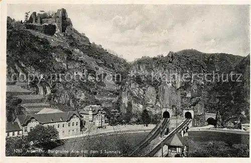 AK / Ansichtskarte Altenahr Burgruine Are 3 Tunnel Kat. Altenahr