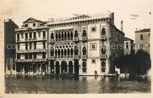 AK / Ansichtskarte Venezia Venedig Palazzo d Oro Kat. 