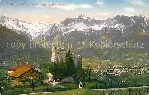 AK / Ansichtskarte Meran Merano Schloss Katzenstein
