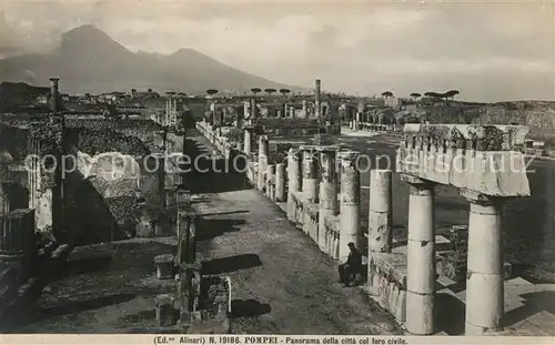 AK / Ansichtskarte Pompei Panorama Ruine
