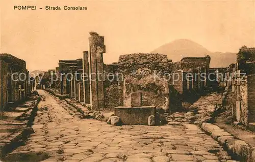 AK / Ansichtskarte Pompei Strada Consolare