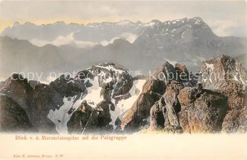 AK / Ansichtskarte Marmolada Palagruppe Kat. Italien