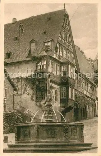 AK / Ansichtskarte Miltenberg Main Haus Miltenberg Marktbrunnen Kat. Miltenberg