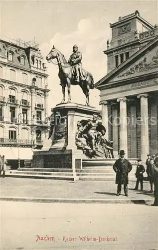 AK / Ansichtskarte Aachen Kaiser Wilhelm Denkmal Kat. Aachen