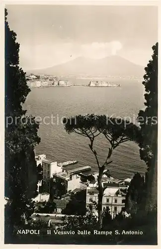 AK / Ansichtskarte Napoli Neapel Vesuvio Rampe San Antonio Kat. Napoli